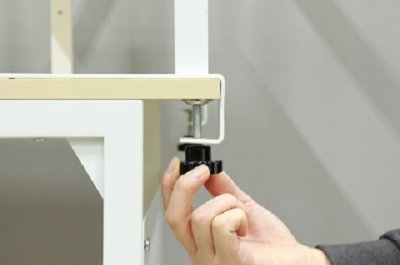 画像1: 薄型パソコンラック用上棚