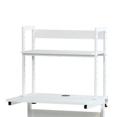 画像2: 薄型パソコンラック用上棚 (2)