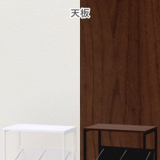 画像4: 天板付きファイルワゴン1段/2段 ホワイト ブラック (4)