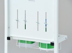 画像4: アルコール消毒液 ポンプスタンド ２ポケット型 (4)