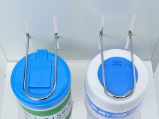 画像5: アルコール消毒液 ポンプスタンド ２ポケット型 (5)