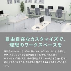 画像2: カスタムオーダーパネル W1600mm デスクトップパネル (2)