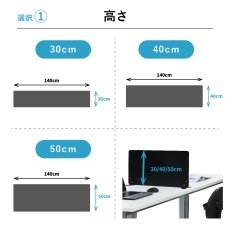 画像3: カスタムオーダーパネル W1400mm デスクトップパネル (3)