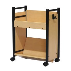 画像13: ファイルワゴン アンダーデスクワゴン 荷物置き ナチュラル (13)