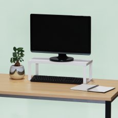 画像10: 机上棚　W500/W700　ナチュラル/ホワイト (10)