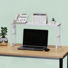 画像12: 机上棚　W500/W700　ナチュラル/ホワイト (12)