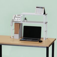 画像14: 机上棚　W500/W700　ナチュラル/ホワイト (14)