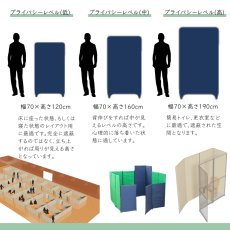画像4: 防災用連結パネル-セット　高さ190cmタイプ (4)