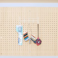 画像5: 収納付きハイテーブル 専用オプション 5連フック  (5)