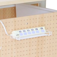 画像3: 収納付きハイテーブル 専用オプション ワイヤートレー  (3)