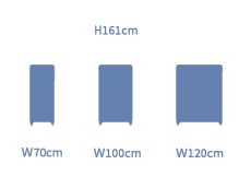 画像3: パーテーション 高さ160cm  ZIP LINK II パーティション　Mサイズ (3)